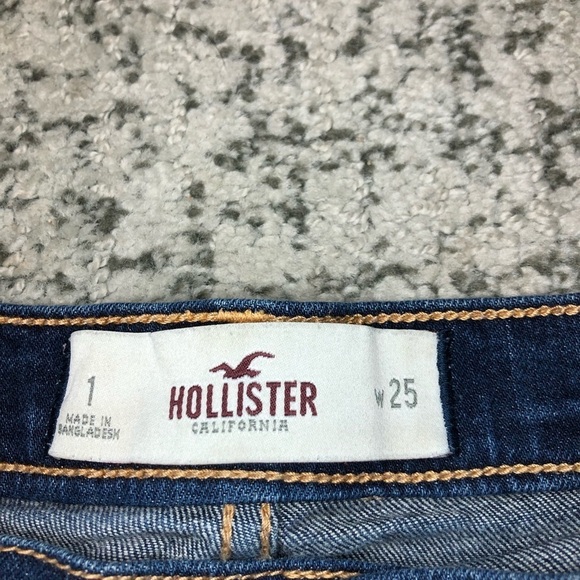 Hollister Denim Jean Shorts Size 25 - Picture 5 of 8